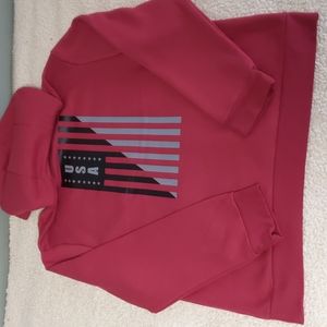 Red sweat hoodie for men. Size XL. Brand new with the tag.